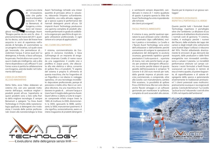 avant-technology-detergenti-professionali-hbm-news-settembre